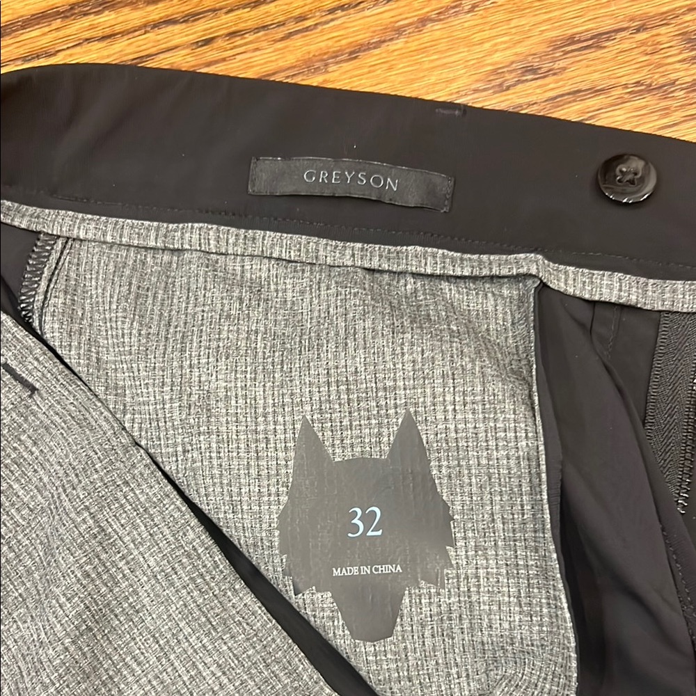 Greyson Black Men's Flat Front Shorts - Picture 3 of 4